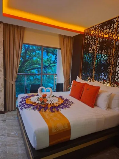 King Room with Garden View — BAB ALHARA HOTEL